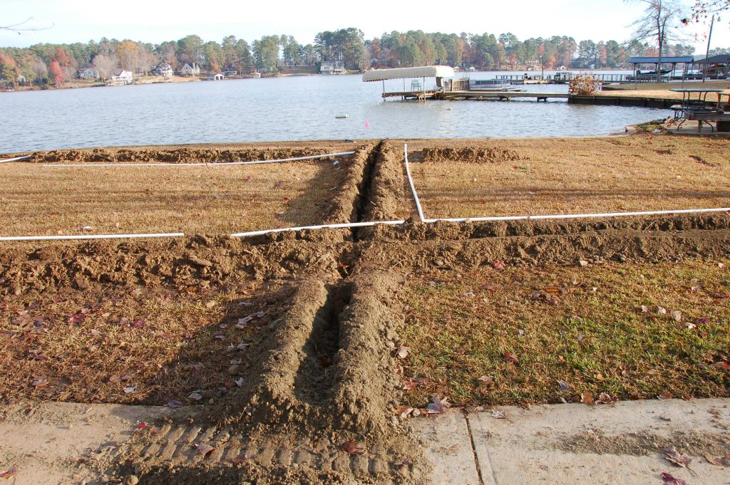 Professional irrigation system installation near Lake Sinclair